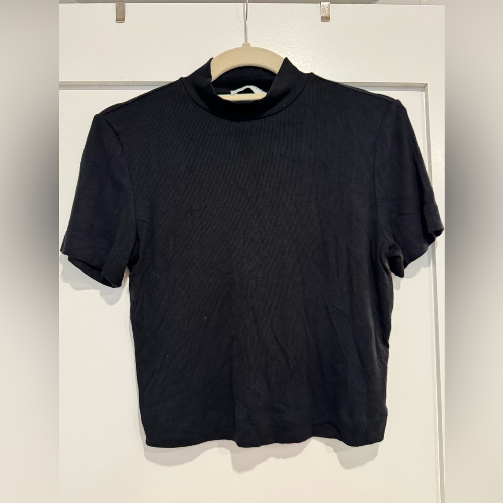 Babaton Black Turtleneck Top